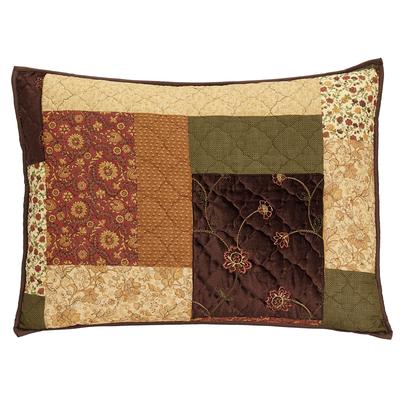 Salem Harvest Sham by BrylaneHome in Brown Multi (Size STAND) Pillow