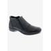 Women's Superb Comfort Bootie by Ros Hommerson in Black Leather (Size 7 1/2 M)