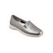 Wide Width Women's Universal Loafer by Trotters in Pewter (Size 9 W)