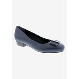 Women's Twilight Kitten Heel Pump by Ros Hommerson in Navy Leather (Size 6 1/2 M)