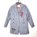 Zara Jackets & Coats | Kids Girls Zara Tweed Coat Size 13/14 | Color: Black/Gray | Size: 14g