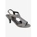Wide Width Women's Lucky Slingback by Ros Hommerson in Silver Iridescent (Size 9 1/2 W)