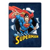 Northwest Superman - Hero Burst Throw Polyester in Black/Blue | 60 H x 46 W in | Wayfair 1SUP074000001RET