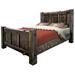 Montana Woodworks® Big Sky Solid Wood Bed Wood in Brown | 60 H x 60 W x 87 D in | Wayfair MWBGPBFJ