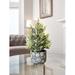 The Holiday Aisle® 18.8" H Green/White Christmas Tree, Ceramic | Wayfair 8609585C80934719B46A5AD240786D19