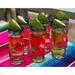 Latitude Run® Hand Blown Mexican Glassware - Aqua Rim 2 Oz. Tequila Shot Glasses Glass in Blue | 3.9 H x 1.6 W in | Wayfair