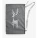 The Holiday Aisle® Cool Dude Holiday Reindeer Christmas Laundry Bag Fabric in Gray | 29 H in | Wayfair FFA13924BD0E4E9289AF24D6C5C96D84