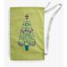 The Holiday Aisle® Beach Tree Christmas Laundry Bag Fabric in Green/White | 36 H x 28 W in | Wayfair 9A3D5BC29C61426CADFEC8FC7AAED3B4