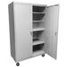 Latitude Run® 72" H x 36" W x 24" D Mobile Welded Storage Cabinet Steel in Gray | 72 H x 36 W x 24 D in | Wayfair 61B9B2B059A7476FBF24138390F8CC88