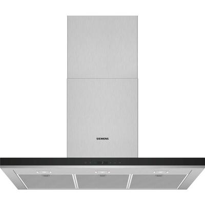 Dekorative wandhaube 90cm 55db 718m3 / h edelstahl Siemens lc97bhp50 Image