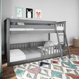 Max and Lily Twin over Twin Low Bunk with Guard Rails