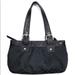 Coach Bags | Coach Soho Pleated Signature Black Purse Tote Bag Shoulder Bag Handbag Silver | Color: Black/Silver | Size: Os