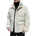 Men's Puffer Quilted Jacket,Water Resistant Jacket,Warm Winter Jacket Outdoor,Mens Down Jacket,Insulated Lightweight Winter Coat,Windproof Padded Jacket with Elasticated Cuffs,Duck Down Parka