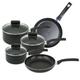 Prestige Safecook 5 Piece Pan Set with Steam Release, 14cm / 16cm / 18cm Saucepan and 20cm / 24cm Fry Pans