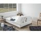 Top Pack pret a dormir Matelas 140x190 cm + Sommier + Couette + 2 oreillers 60x60 cm - Mousse 14 cm