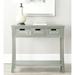 August Grove® 34" Solid Wood Console Table Wood in Gray | 33.9 W x 14.2 D in | Wayfair SYPL3213 40994234