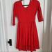 Free People Dresses | Free People Red To The Point Crochet Skater Mini Dress | Color: Red | Size: Xs