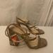 Jessica Simpson Shoes | Jessica Simpson Tan Suede Strappy Sandals Size 8 | Color: Tan | Size: 8