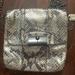 Coach Bags | Coach Snake Skin Cross Body | Color: Silver | Size: Os