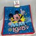 Disney Accessories | 3*$20 Disney Jr. Mickey Mouse 1928 Celebration Reusable Bag/Tote | Color: Blue/Red | Size: Unisex