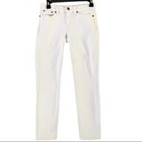 J. Crew Jeans | J. Crew White Stretch Low Rise Skinny Jeans Sz 25 | Color: White | Size: 25