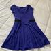 American Eagle Outfitters Dresses | American Eagle Outfitters Dark Blue Flair Dress | Color: Blue | Size: M