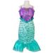 Disney Dresses | Disney Princess Ariel Little Mermaid Costume Dress | Color: Green/Purple | Size: 4-6x