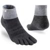 Injinji - Trail Midweight Mini-Crew - Wandersocken Unisex M | EU 40,5-44 grau