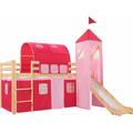 Letto a Castello per Bambini Scivolo e Scala in Pino 208x230 cm - Vidaxl