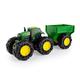 Tomy 47353 John Deere Treads Traktor Wagon, Monster Truck Spielzeug Rädern, Grünes Kinderspielzeug, für Jungen und Mädchen ab 3 Jahren, bis zu 38cm groß