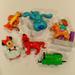 Disney Toys | 4/$15 Set Of 6 Kids Cartoon Toys | Color: Blue/Red | Size: Osbb