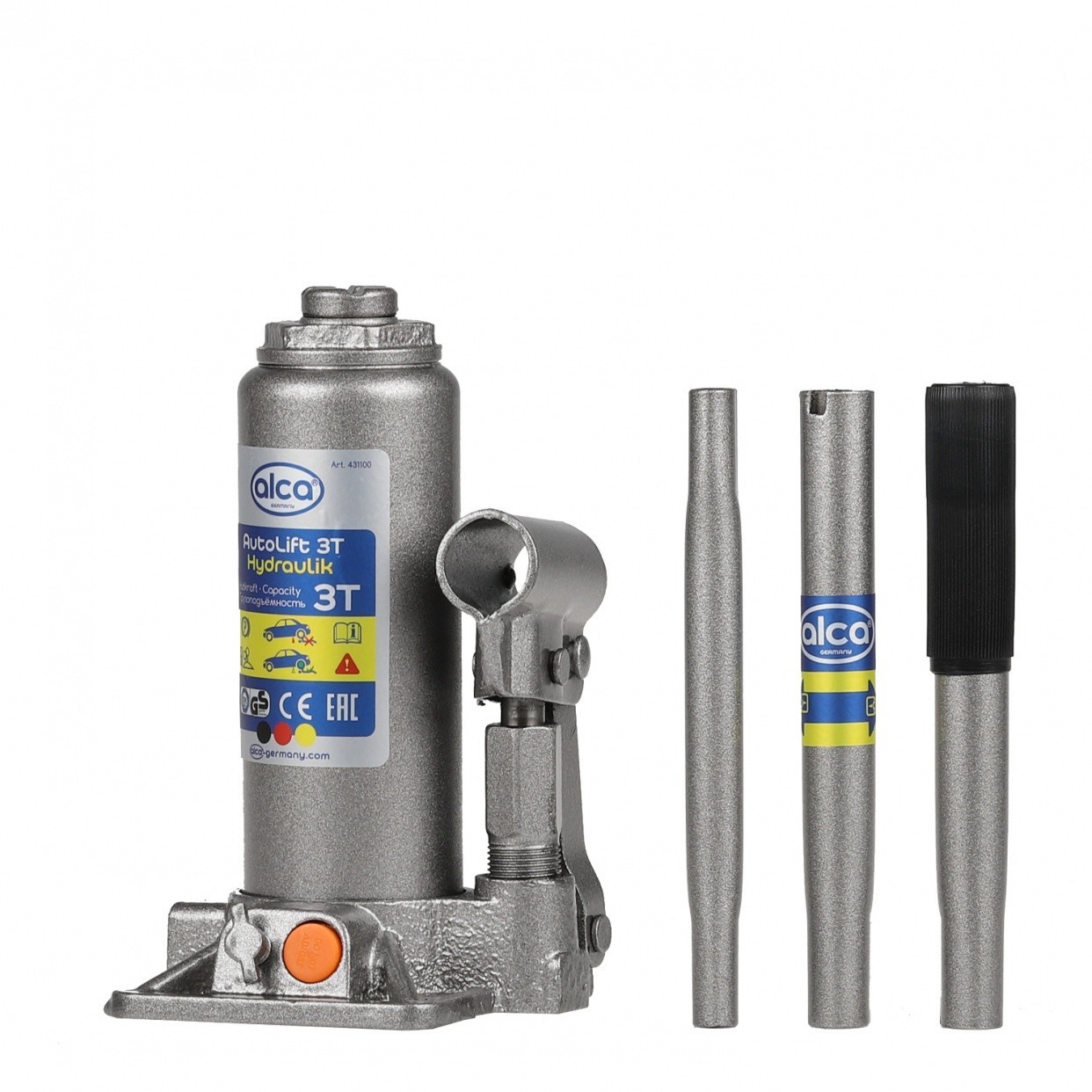 ALCA Hydraulischer Unterstellheber 3 t Rangier-Wagenheber 431100 Image