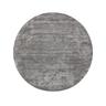 Tapis en viscose rond gris D 120