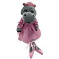 Sweety Toys, Engel, Puppe 13418 Hippo Nilpferd Stoffpuppe Ballerina Fee Plüschtier Prinzessin 50 cm mit Krone, rosa