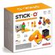 Stick-O Construction Vehicles Magnetic Building Blocks Set. Funky, Chunky Pieces to Make Diggers and Dumpers. Perfect for Little Hands Rainbow, 902004