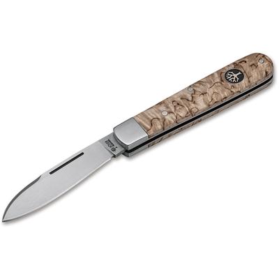 Boker USA Barlow Prime Curly Birch Knife Brown Small 111942