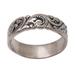 Ayung Journey,'Hand Made Balinese Sterling Silver Band Ring'