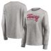 Women's Fanatics Branded Heathered Gray Minnesota Twins Crew Pullover Sweater