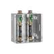 Boite encastrable compteur d'eau DN20(3/4), 2 robinets spheriques adapteur 110mm, sans couvercle