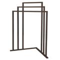 Kingston Brass SCC8275 Edenscape L-Shaped Freestanding 3-Tier Steel Corner Towel Rack, Oil Rubbed Bronze - Kingston Brass SCC8275