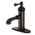 Kingston Brass KS7415BL Paris Single Lever Handle Bathroom Faucet, Oil Rubbed Bronze - Kingston Brass KS7415BL