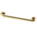 Kingston Brass DR514187 Meridian 18-Inch Decorative ADA Grab Bar, Brushed Brass - Kingston Brass DR514187