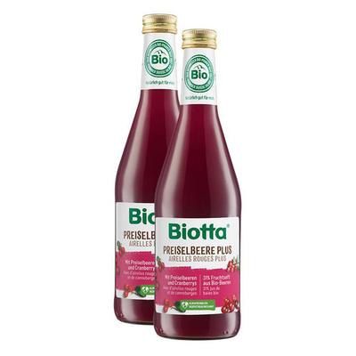 Biotta Bio Preiselbeere, Saft 2x500 ml Image