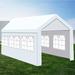 Healthomse 10'x20' Heavy Duty Carport Gazebo, Canopy Garage, Car Shelter w/ Windows | 112.8 H x 120 W x 240 D in | Wayfair W465S00001