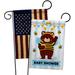 Angeleno Heritage 2-Sided Polyester 18 x 13 in. Garden Flag in Blue/Brown/Red | 18.5 H x 13 W in | Wayfair AH-FY-GP-137413-IP-BOAA-D-US21-AH