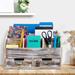 Excello Global Products Desk Organizer Wood in Brown | 6.1 H x 10.2 W x 14.7 D in | Wayfair EGP-HD-0054