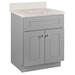 Design House Brookings 25" Single Bathroom Vanity Set Wood/Marble in Gray | 35.38 H x 25 W x 22 D in | Wayfair 597575