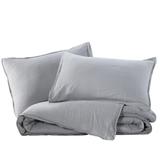 WHOLINENS Stone Washed French Linen Pillow Sham 20x26 Inches 2Pcs