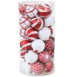 Sunnydaze Holiday Glitter Plastic 30-Piece Ornament Set