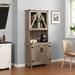 Sand & Stable™ Ledford 72" Kitchen Pantry Wood in Gray | 72 H x 32.5 W x 15.5 D in | Wayfair 1C9E5736E6C44A26BB1EF54449E40996